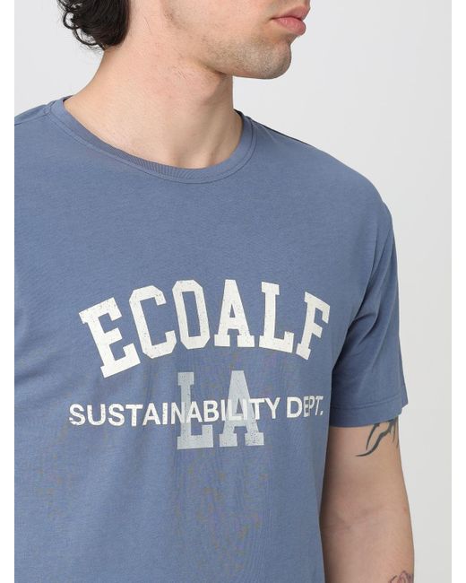 Ecoalf Blue T-Shirt for men
