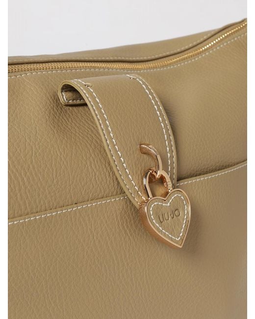 Liu Jo Natural Tasche Aus Genarbtem Kunstleder