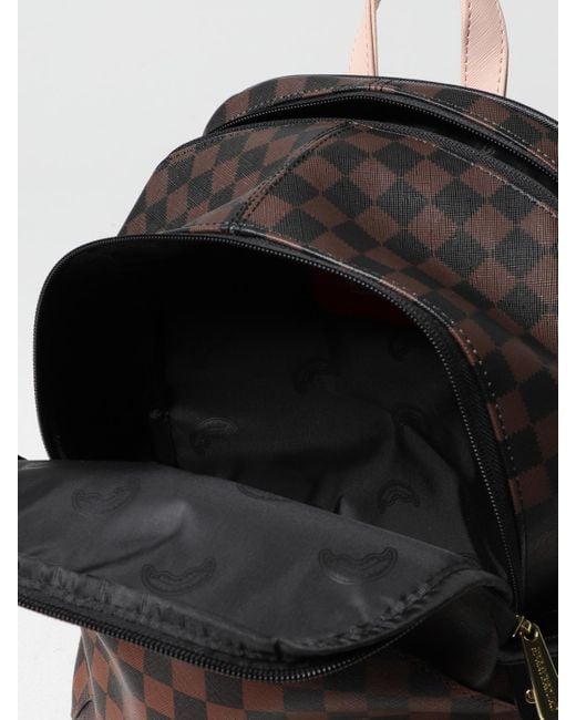 Sprayground Multicolor Checkered Pattern Backpack for men