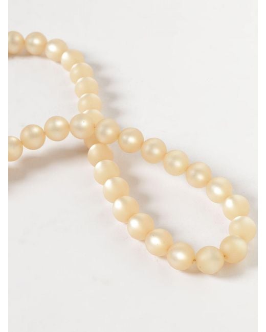 Emporio Armani White Frosted Resin Necklace