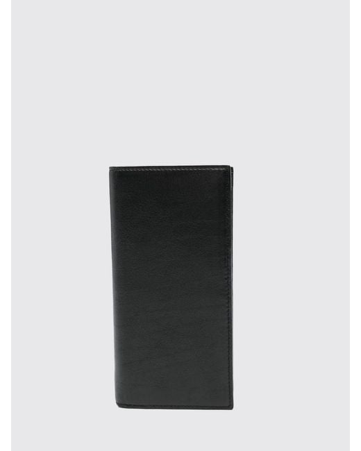 Officine Creative Black Leather Wallet for men