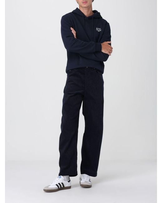 A.P.C. Blue Sweatshirt for men