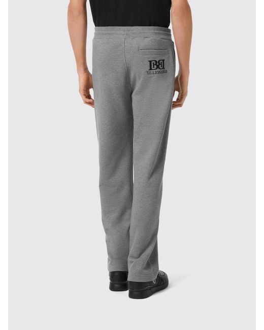 Billionaire Gray Cotton Jogging Trousers for men