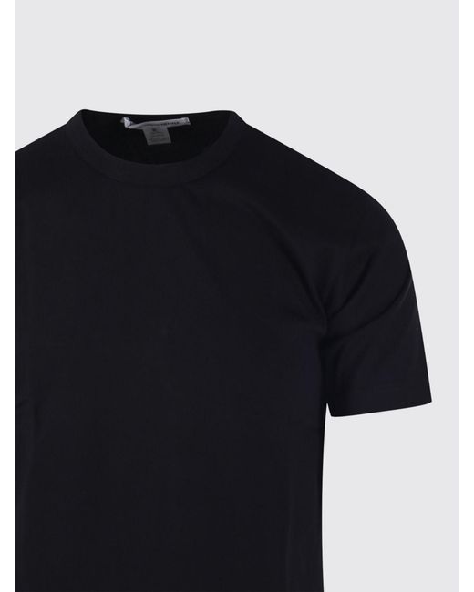 Comme des Garçons Black Basic Cotton T-Shirt for men