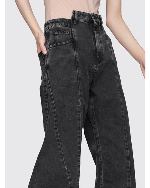 Maison Margiela Black Cotton Denim Jeans