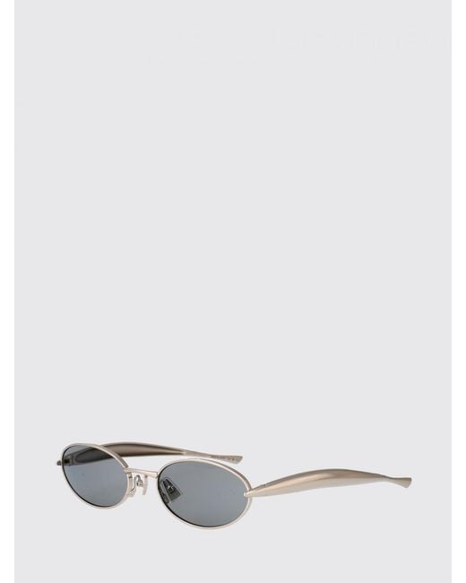 Bottega Veneta White Sardine Metal Sunglasses for men