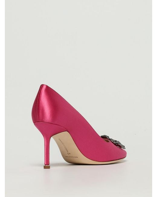 Manolo Blahnik Pink Schuhe Damen