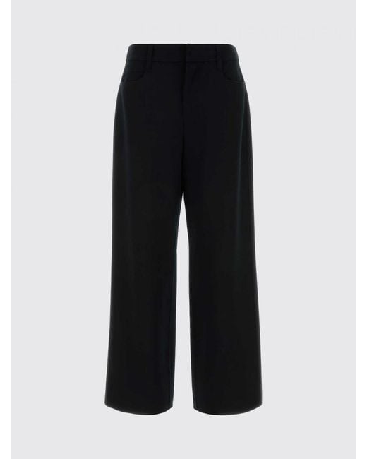 Max Mara Black Virgin Wool Blend Trousers