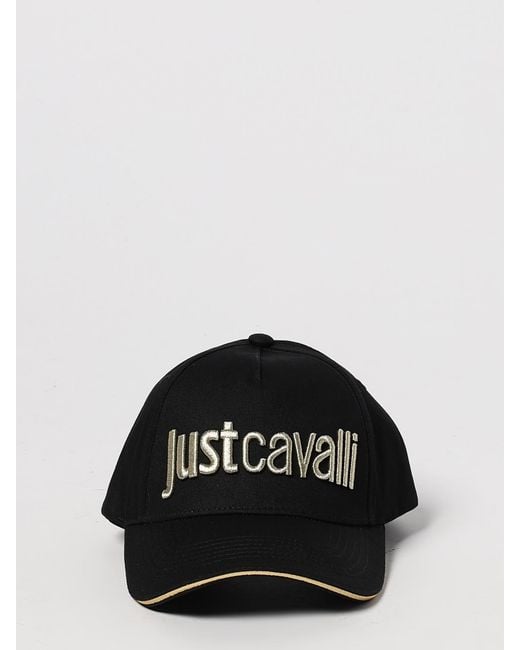 Just Cavalli Black Hat for men