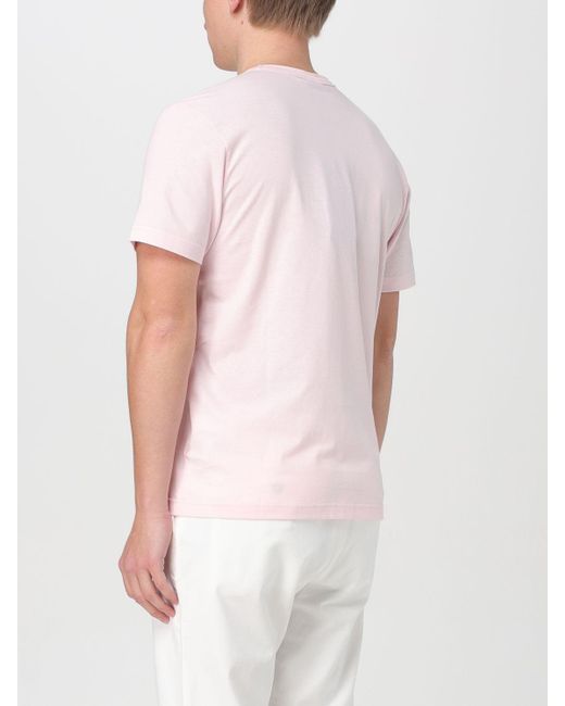 T-shirt di cotone con logo di Colmar in Pink da Uomo