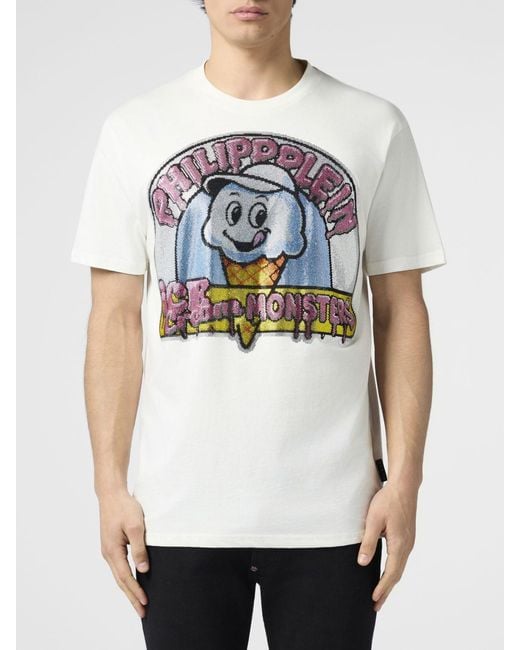 Philipp Plein White T-Shirt for men