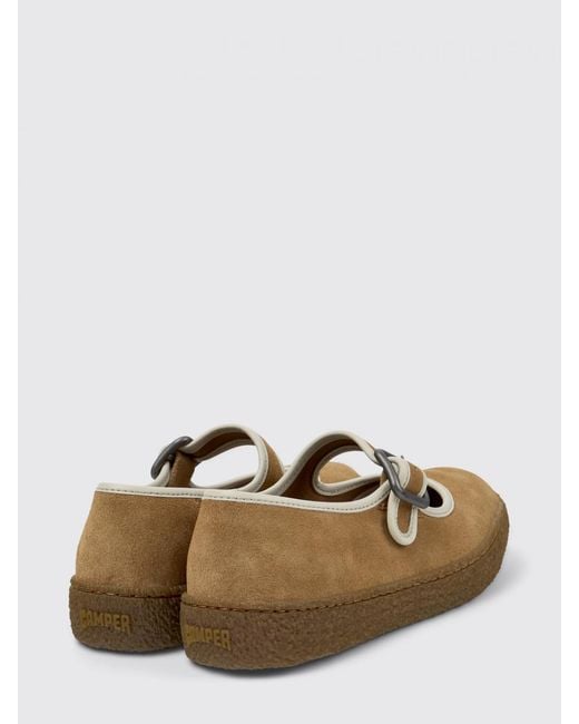 Camper White Peu Terreno Suede Sneakers