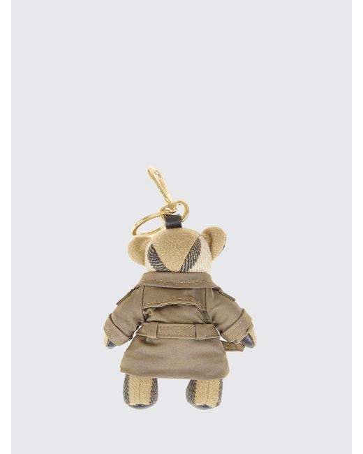 Burberry Metallic Cashmere Thomas Keychain for men