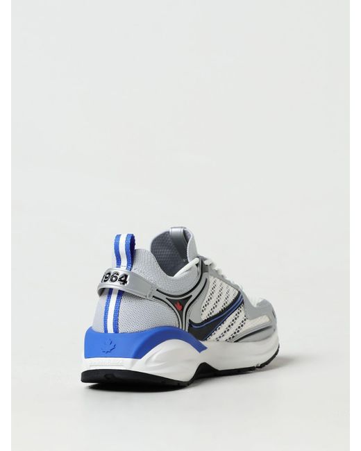 Sneakers Dash in mesh e maglia di DSquared² in Blue da Uomo