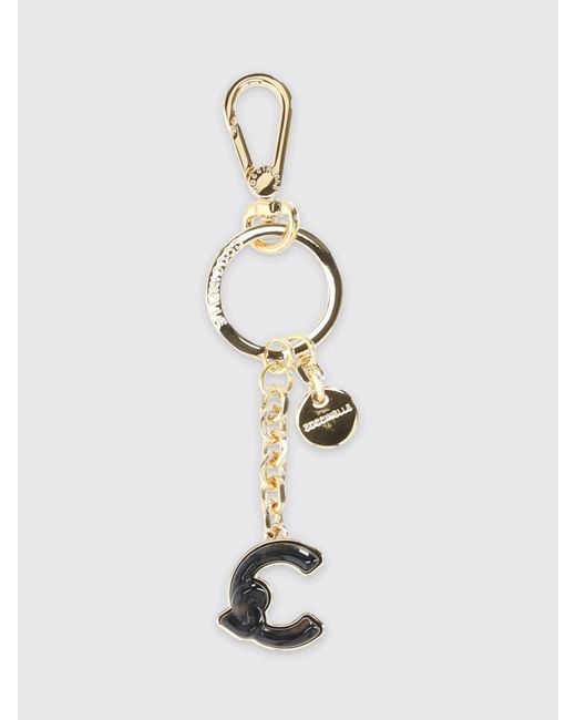Coccinelle White C-Me Keychain
