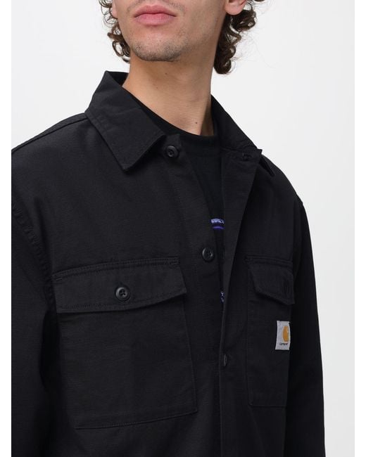 Carhartt Blue Kelly Cotton Overshirt for men