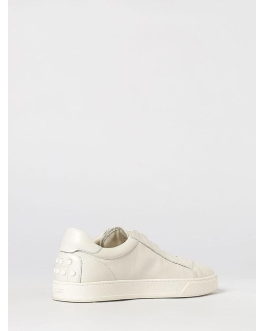 Tod's Natural Leather Sneakers for men