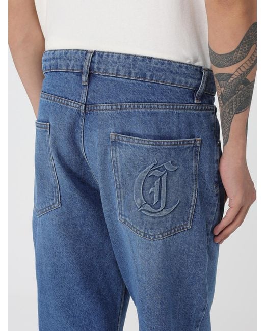 Just Cavalli Blue Trousers for men