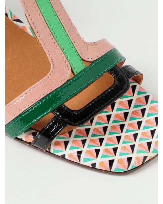 Sandalias de tacón Chie Mihara de color Metallic