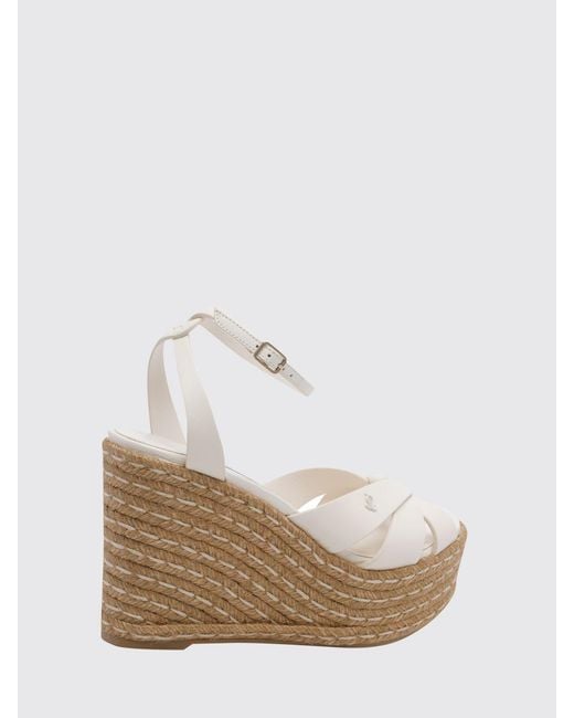 Jimmy Choo Natural Wedge Shoes