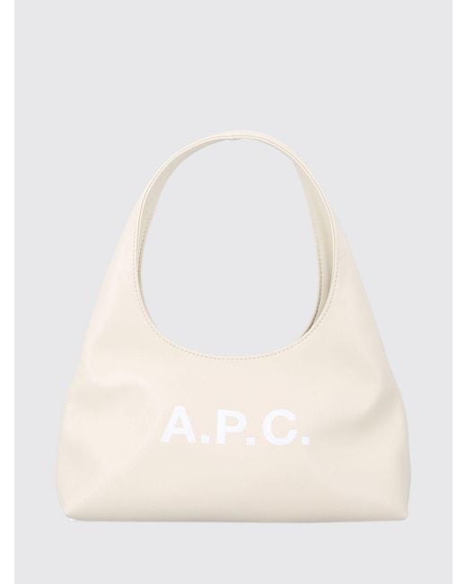 A.P.C. Natural Ninon Synthetic Leather Bag