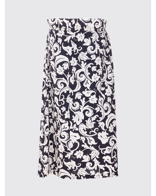 Liu Jo White Printed Cotton Skirt