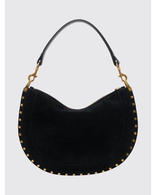 Isabel Marant Black Oskan Suede Bag