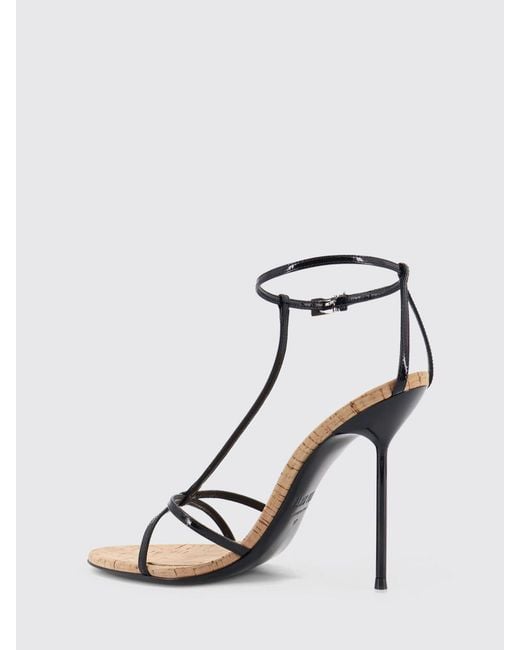 Paris Texas White Patent Leather Sandal