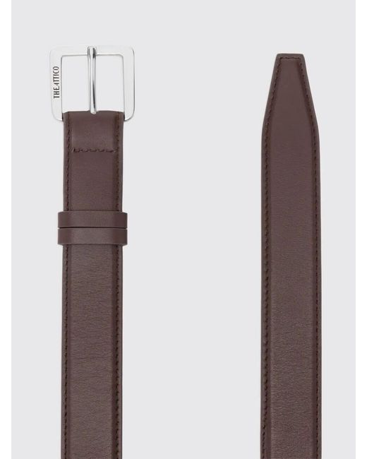 The Attico Brown Calf Leather Belt