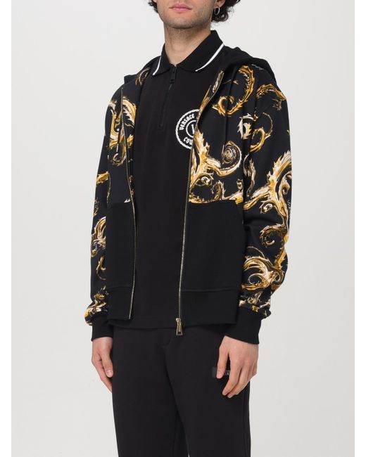 Versace Jeans Couture Black Sweatshirt for men