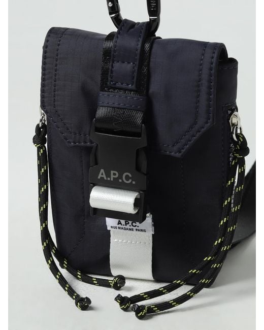 A.P.C. White Shoulder Bag for men