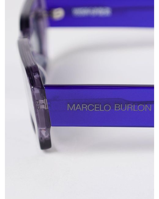 Lunettes de soleil County Of Milan Marcelo Burlon pour homme en coloris Purple