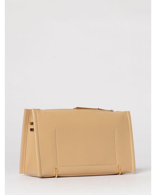 Elisabetta Franchi Natural Leather Pouch