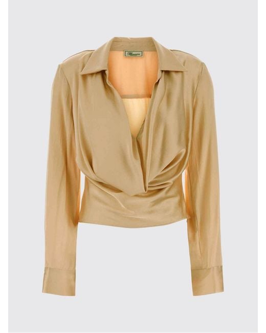 Blumarine Natural Stretch Viscose Blouse
