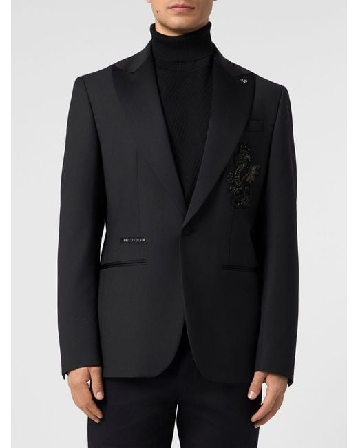 Philipp Plein Black Blazer for men