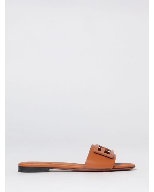 Fendi Multicolor Baguette Mules
