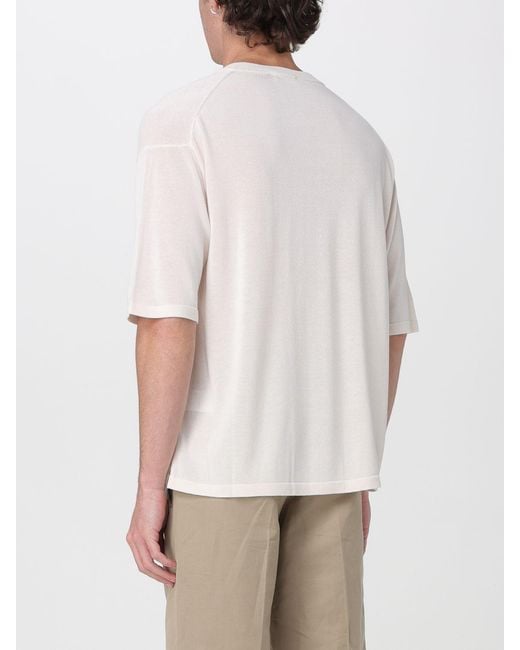 Roberto Collina White Cotton T-Shirt for men