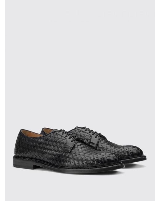Doucal's Black Brogue Shoes for men