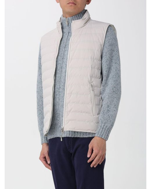 Brunello Cucinelli Gray Vest for men