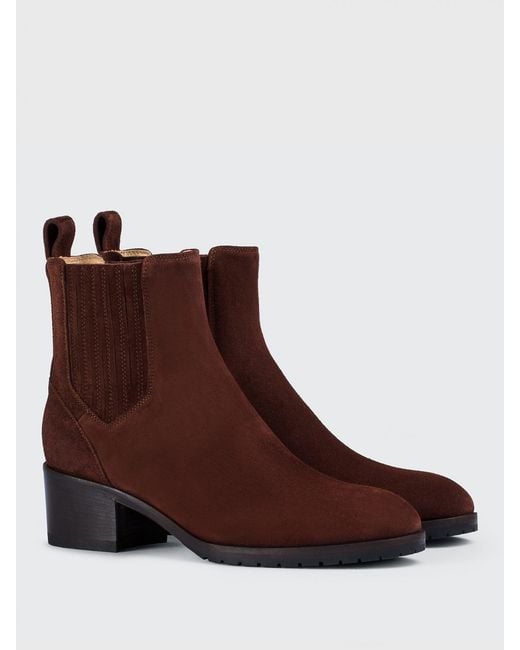 Doucal's Brown Suede Ankle Boots