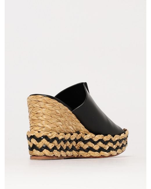 Paloma Barceló Black Flat Sandals