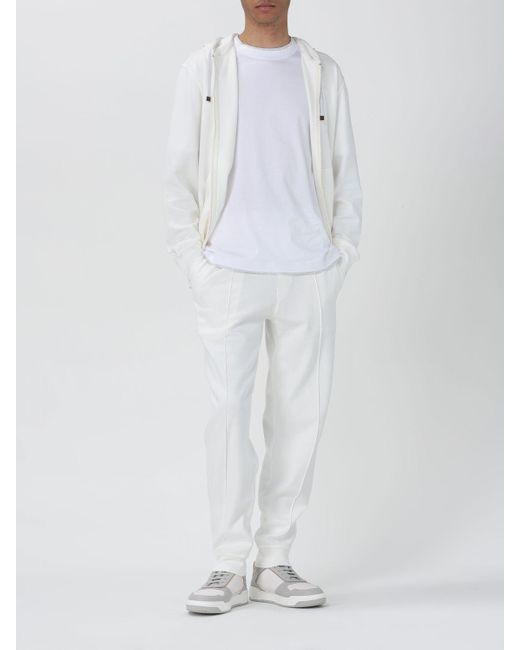 Pantalon Brunello Cucinelli pour homme en coloris White