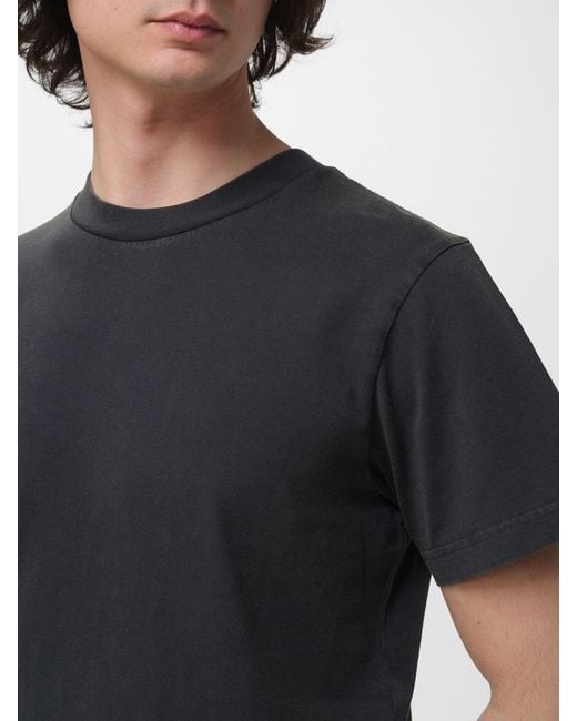 Entire studios Black Basic Jersey T-Shirt for men