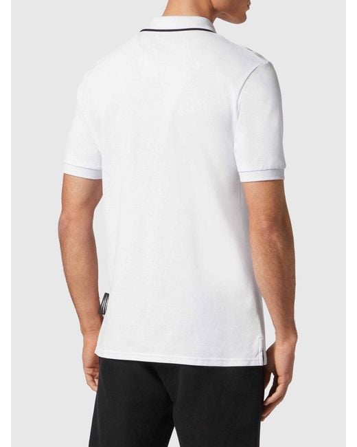 Philipp Plein White Polo Shirt for men