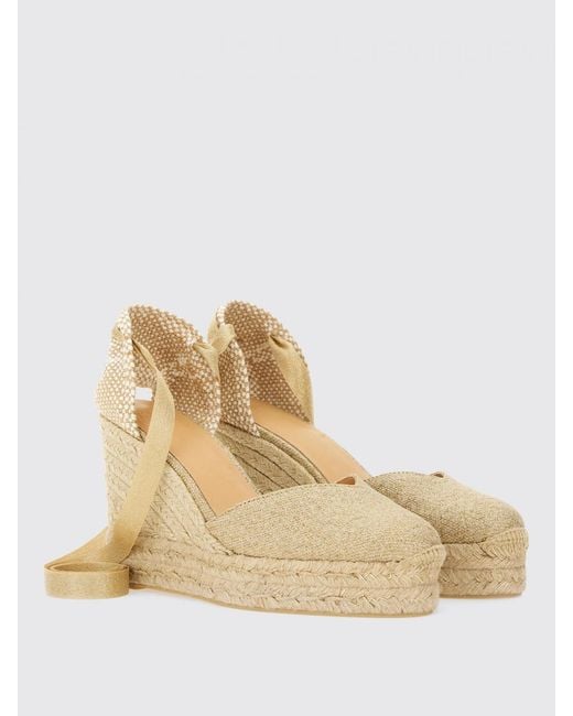Castaner Metallic Court Shoes