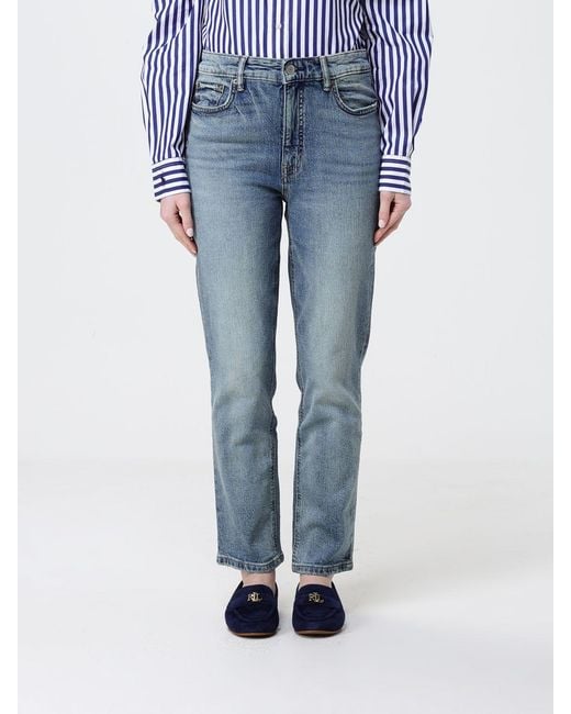 Ralph Lauren Blue Slim Fit Cotton Denim Jeans
