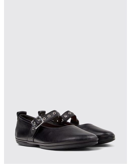 Camper White Right Nina Mary Jane Flats