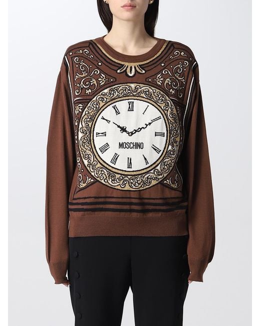 Pull Femme Moschino Couture en coloris Brown
