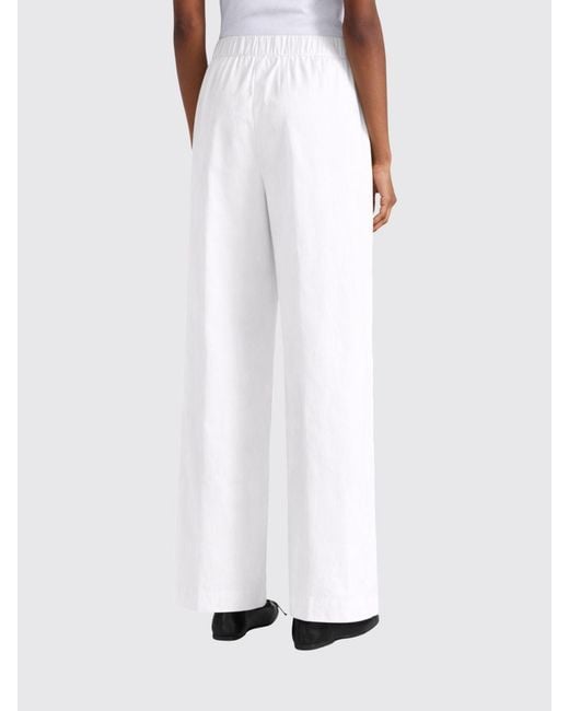 Liviana Conti White Julian Cotton Trousers