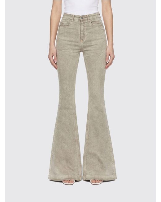 Rick Owens Natural Flared Jeans